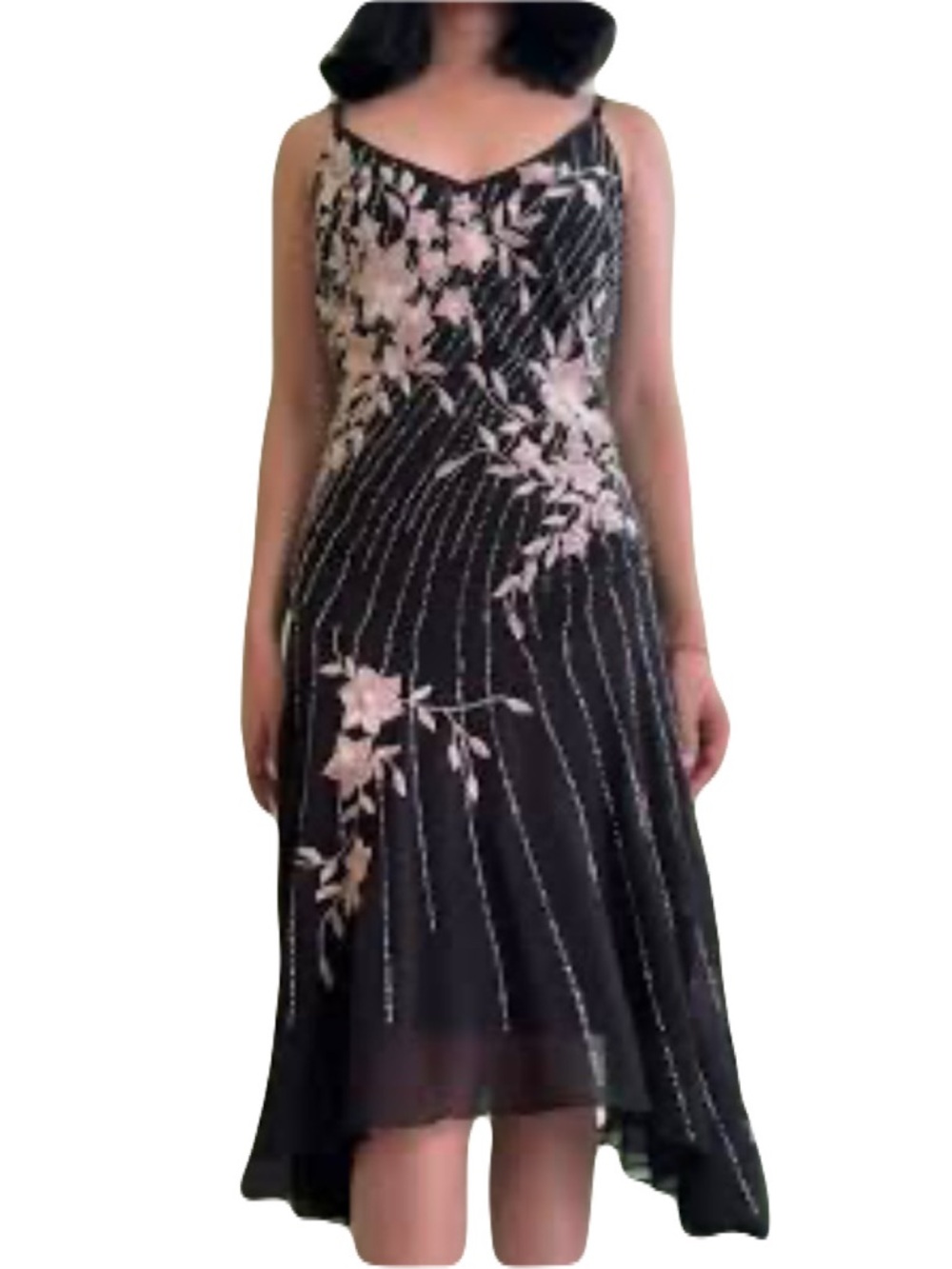 Vintage J Kara hanky hem Y2K dress
